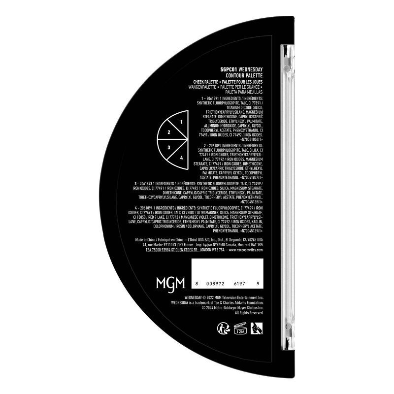 slide 2 of 9, NYX Professional Makeup Wednesday Stained Glass Contour Palette - 2.88oz, 2.88 oz