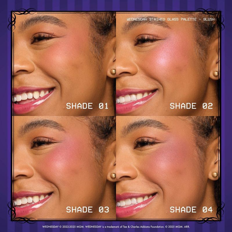 slide 6 of 9, NYX Professional Makeup Wednesday Stained Glass Blush Palette - 2.88oz, 2.88 oz