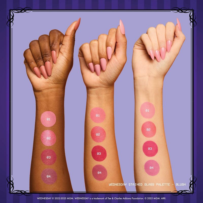 slide 2 of 9, NYX Professional Makeup Wednesday Stained Glass Blush Palette - 2.88oz, 2.88 oz