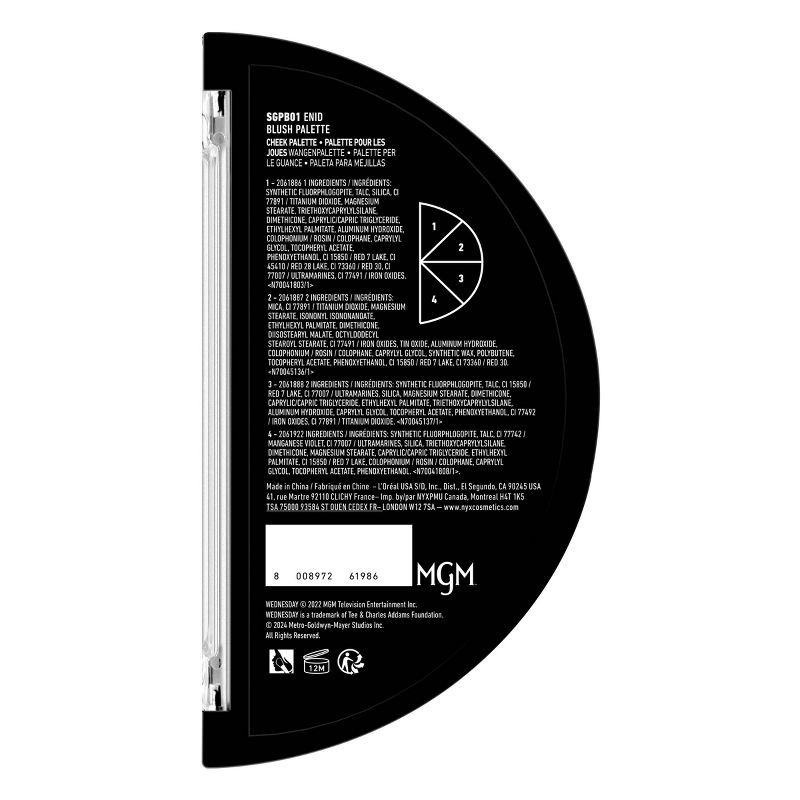 slide 5 of 9, NYX Professional Makeup Wednesday Stained Glass Blush Palette - 2.88oz, 2.88 oz