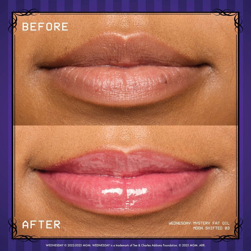 slide 3 of 10, NYX Professional Makeup Wednesday Color-Shifting Lip Oil - Moon Shifted - 0.16 fl oz, 0.16 fl oz