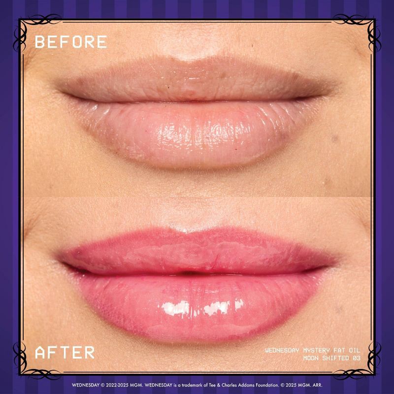 slide 4 of 10, NYX Professional Makeup Wednesday Color-Shifting Lip Oil - Moon Shifted - 0.16 fl oz, 0.16 fl oz