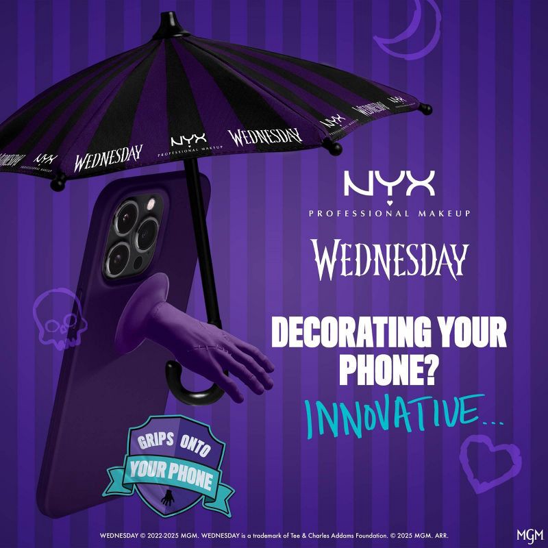 slide 4 of 5, NYX Professional Makeup Wednesday Phone Umbrella - 1 kit, 1 ct