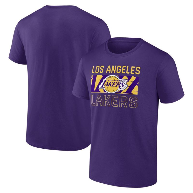 slide 3 of 3, NBA Los Angeles Lakers Men's Short Sleeve T-Shirt - M, 1 ct