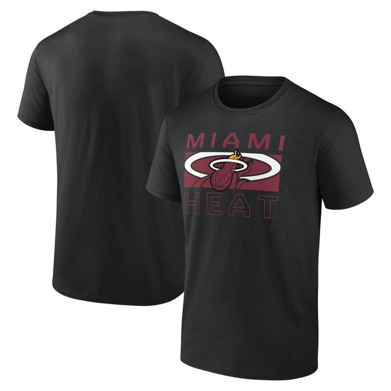 slide 3 of 3, NBA Miami Heat Men's Short Sleeve T-Shirt - M, 1 ct