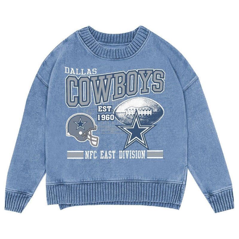 slide 2 of 3, NFL Dallas Cowboy Women's Long Sleeve Fashion Fleece - S, 1 ct