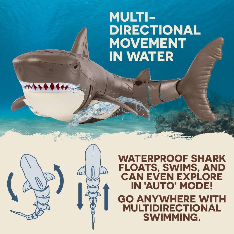 slide 10 of 10, TERRA by Battat Remote Control Leopord Shark, 1 ct