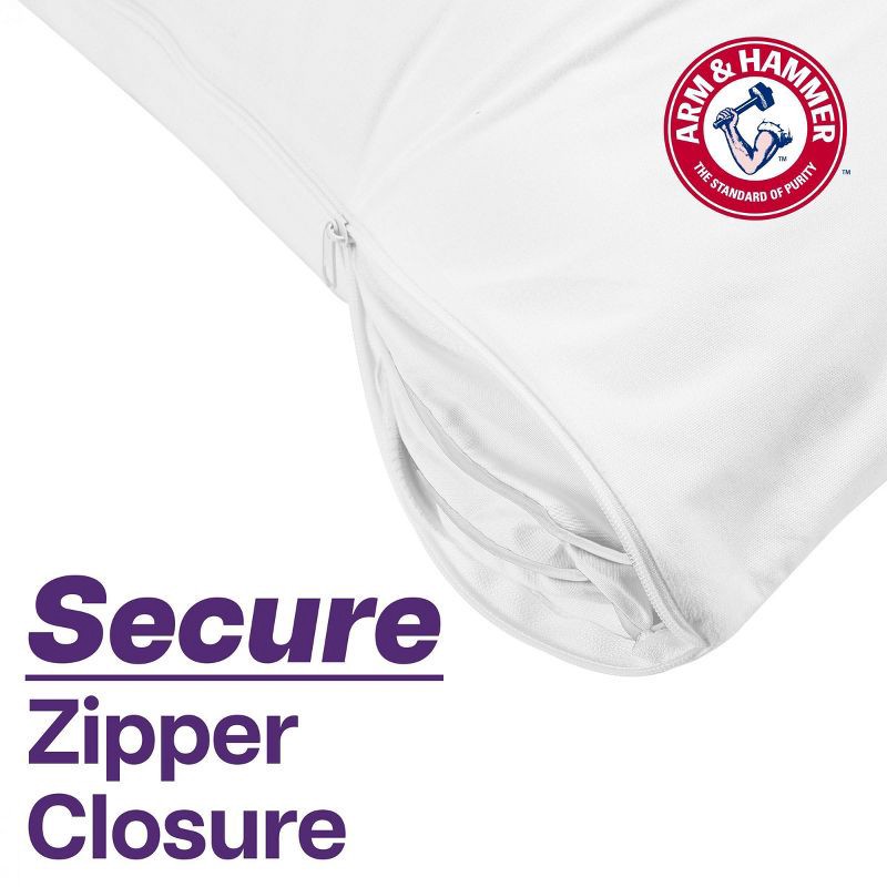 slide 4 of 9, Arm & Hammer 2pk Easy Care Pillow Protector, 2 ct