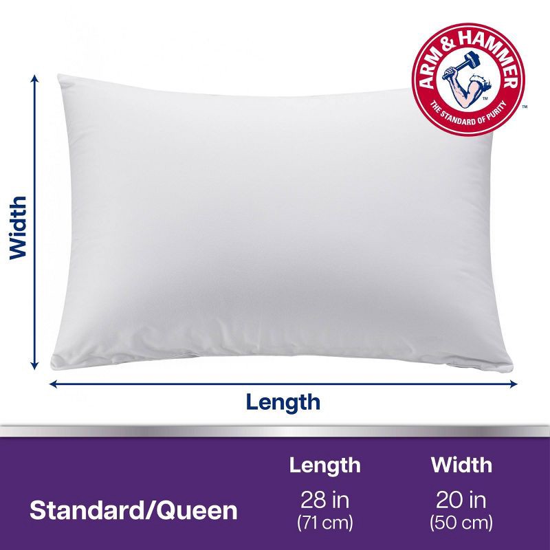 slide 6 of 9, Arm & Hammer 2pk Easy Care Pillow Protector, 2 ct