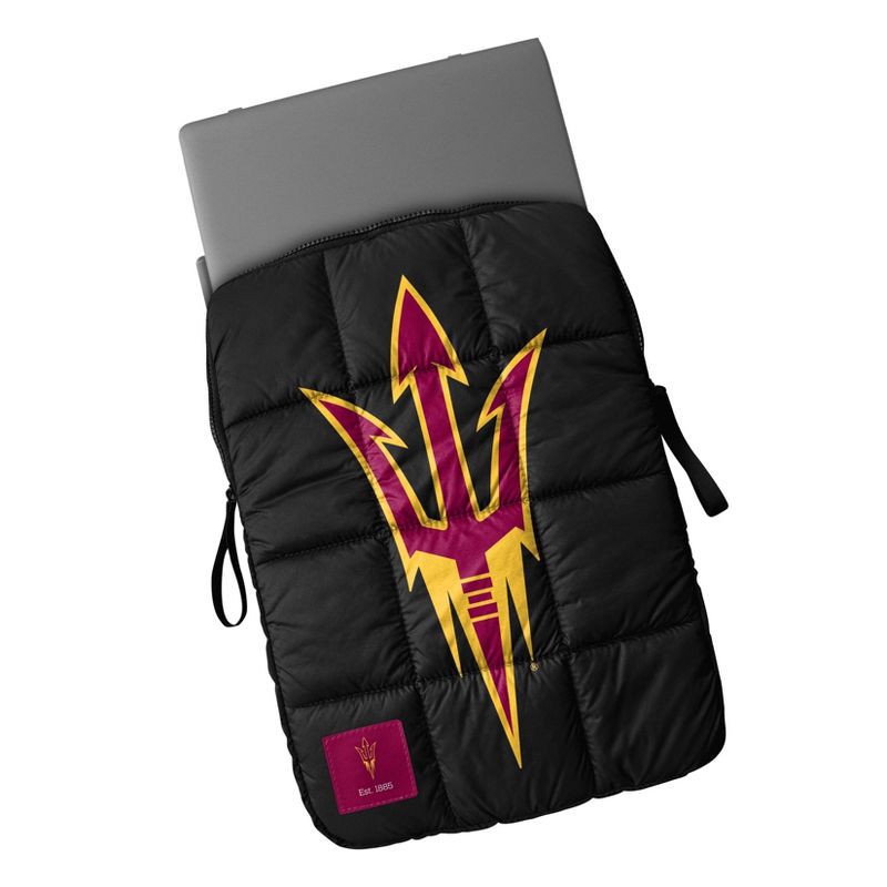 slide 2 of 3, NCAA Arizona State Sun Devils 15" Laptop Puffer Sleeve, 1 ct
