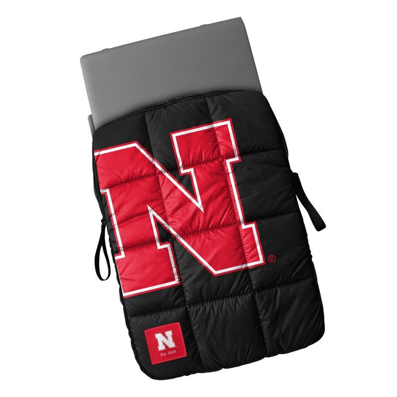 slide 2 of 3, NCAA Nebraska Cornhuskers 15" Laptop Puffer Sleeve, 1 ct