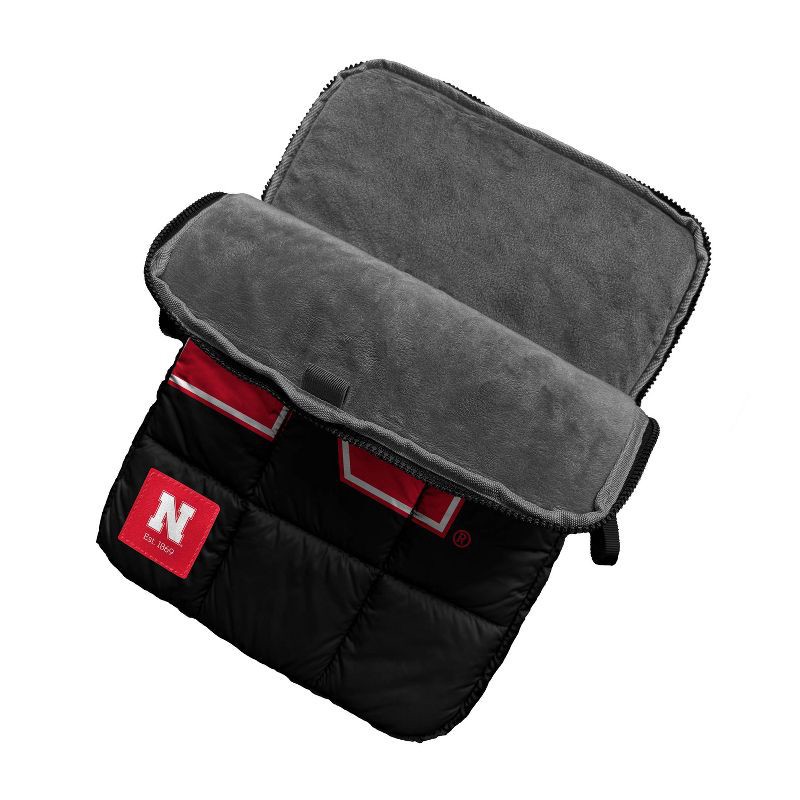 slide 3 of 3, NCAA Nebraska Cornhuskers 15" Laptop Puffer Sleeve, 1 ct