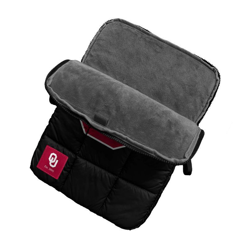 slide 3 of 3, NCAA Oklahoma Sooners 15" Laptop Puffer Sleeve, 1 ct