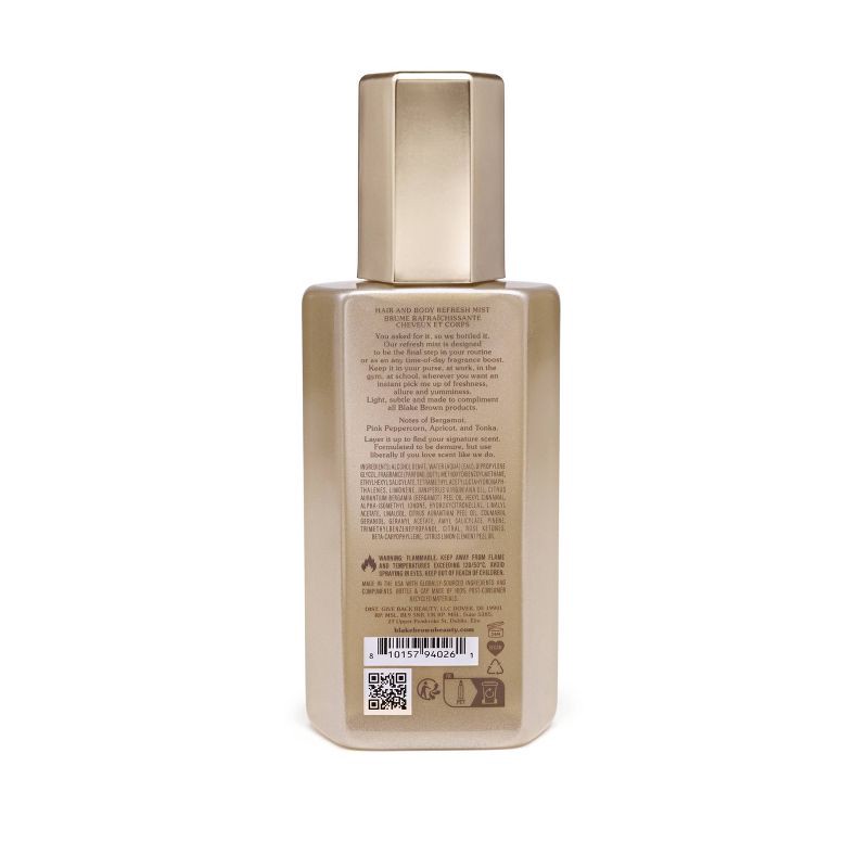 slide 2 of 12, Blake Brown Hair and Body Refresh Mist - Bergamot Woods – Fresh Citrus Fragrance - 5 fl oz​, 5 fl oz