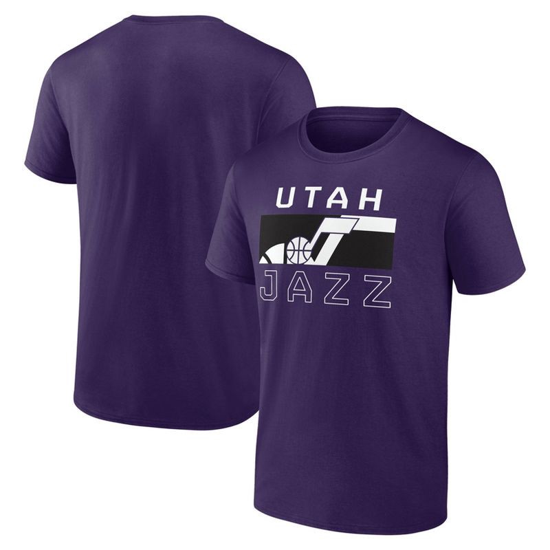 slide 3 of 3, NBA Utah Jazz Men's Short Sleeve T-Shirt - L, 1 ct