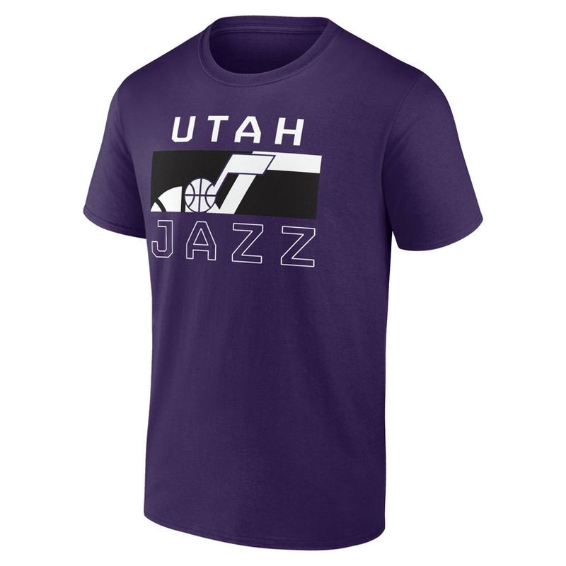 slide 1 of 3, NBA Utah Jazz Men's Short Sleeve T-Shirt - L, 1 ct