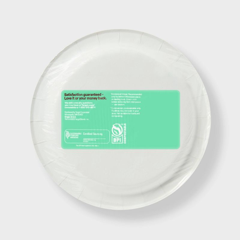 slide 3 of 3, Holiday Disposable Plates - Holly Jolly - 7" - 40ct - up&up™, 40 ct