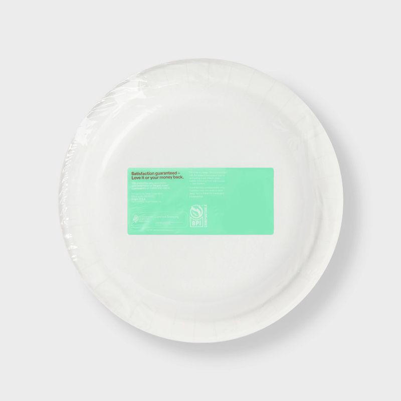 slide 3 of 3, Holiday Disposable Plates - Merry & Bright - 8.5" - 38ct - up&up™, 38 ct