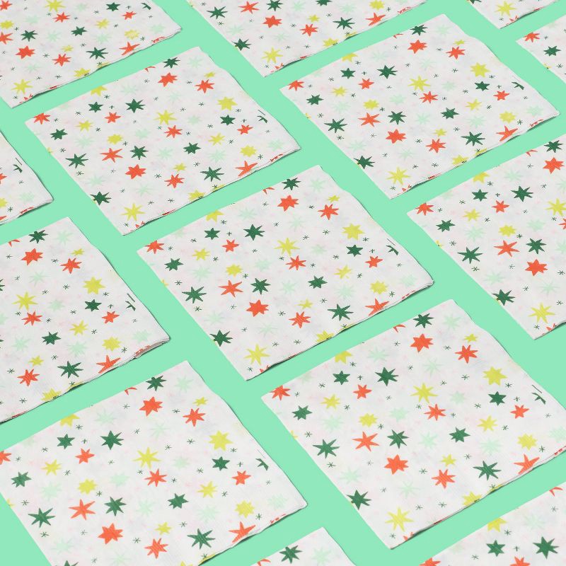 slide 2 of 3, Holiday Disposable Napkins - Brights - 40ct - up&up™, 40 ct