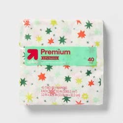 Holiday Disposable Napkins - Brights - 40ct - up&up™