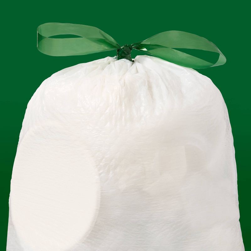 slide 2 of 3, Holiday Drawstring Trash Bags - Winter Pine Scent - 4 Gallon - 30ct - up&up™, 4 gal, 30 ct