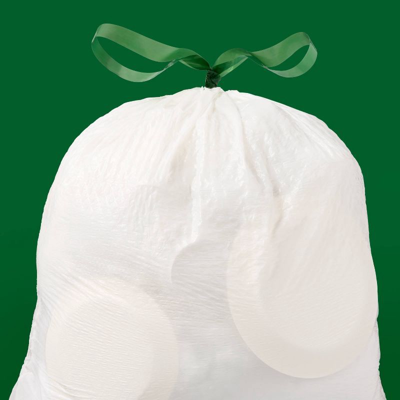slide 2 of 3, Holiday Drawstring Trash Bags - Winter Pine Scent - 13 Gallon - 25ct - up&up™, 13 gal, 25 ct