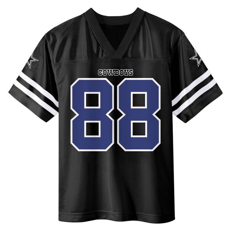 slide 2 of 3, NFL Dallas Cowboy CeeDee Lamb Boys' Black Short Sleeve Jersey - S, 1 ct