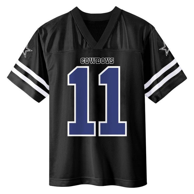 slide 2 of 3, NFL Dallas Cowboy Micah Parsons Boys' Black Short Sleeve Jersey - L, 1 ct