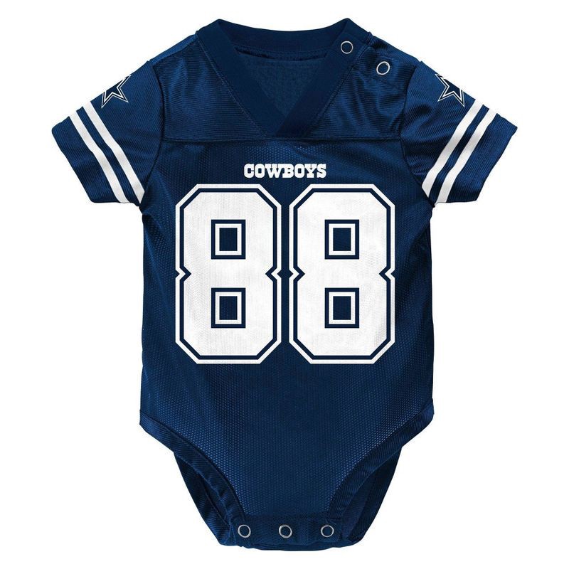slide 3 of 3, NFL Dallas Cowboy CeeDee Lamb Boys' Jersey Bodysuit - 0-3M, 1 ct