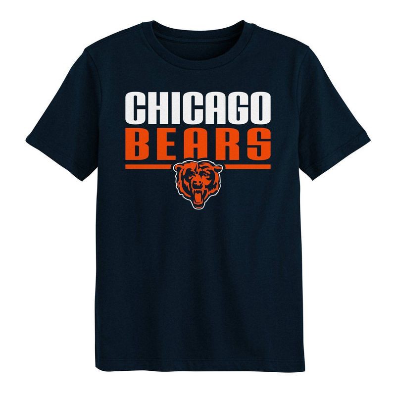 slide 1 of 1, NFL Chicago Bears Boys' Short Sleeve Cotton T-Shirt - M, 1 ct