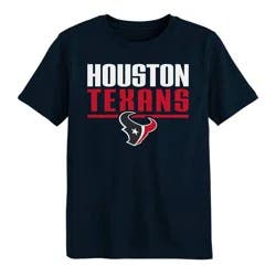 NFL Houston Texans Boys' Short Sleeve Cotton T-Shirt - XS