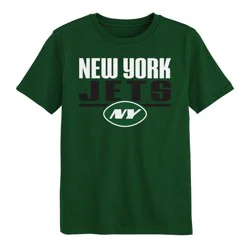 NFL New York Jets Boys' Short Sleeve Cotton T-Shirt - L