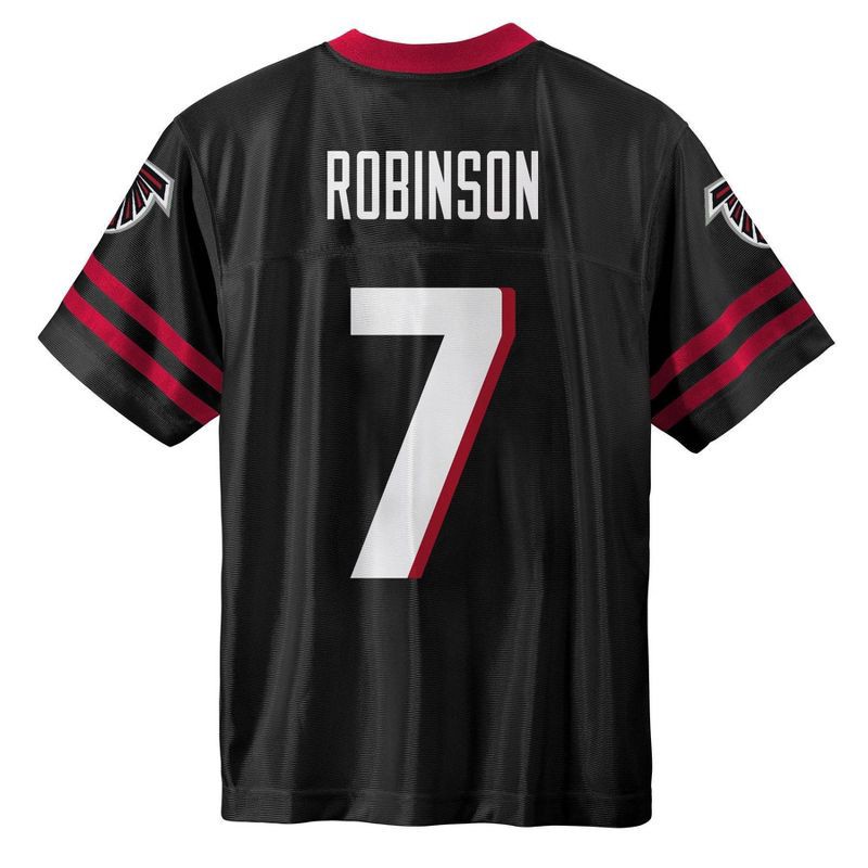 slide 3 of 3, NFL Atlanta Falcons Bijan Robinson Boys' Short Sleeve Jersey - L, 1 ct