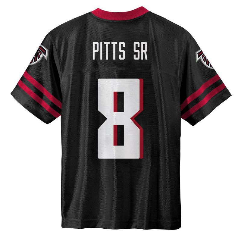 slide 3 of 3, NFL Atlanta Falcons Kyle Pitts Boys' Short Sleeve Jersey - XS, 1 ct