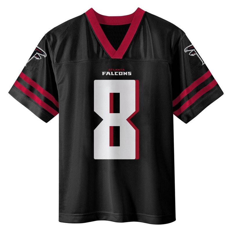 slide 2 of 3, NFL Atlanta Falcons Kyle Pitts Boys' Short Sleeve Jersey - XL, 1 ct