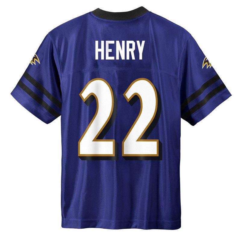 slide 3 of 3, NFL Baltimore Ravens Derrick Henry Boys' Short Sleeve Jersey - XS, 1 ct