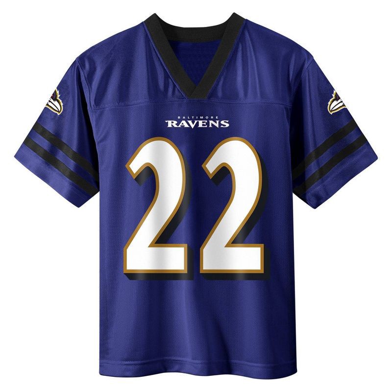 slide 2 of 3, NFL Baltimore Ravens Derrick Henry Boys' Short Sleeve Jersey - XL, 1 ct