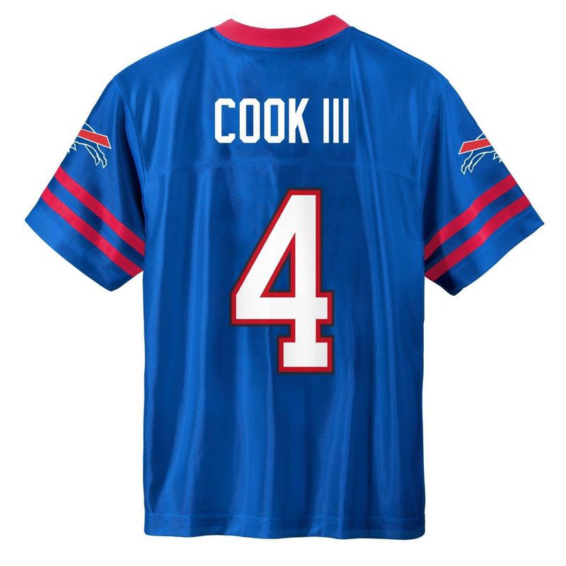 slide 3 of 3, NFL Buffalo Bills James Cook Boys' Short Sleeve Jersey - XL, 1 ct