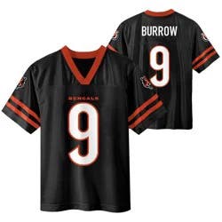NFL Cincinnati Bengals Joe Burrow Boys' Short Sleeve Jersey - S