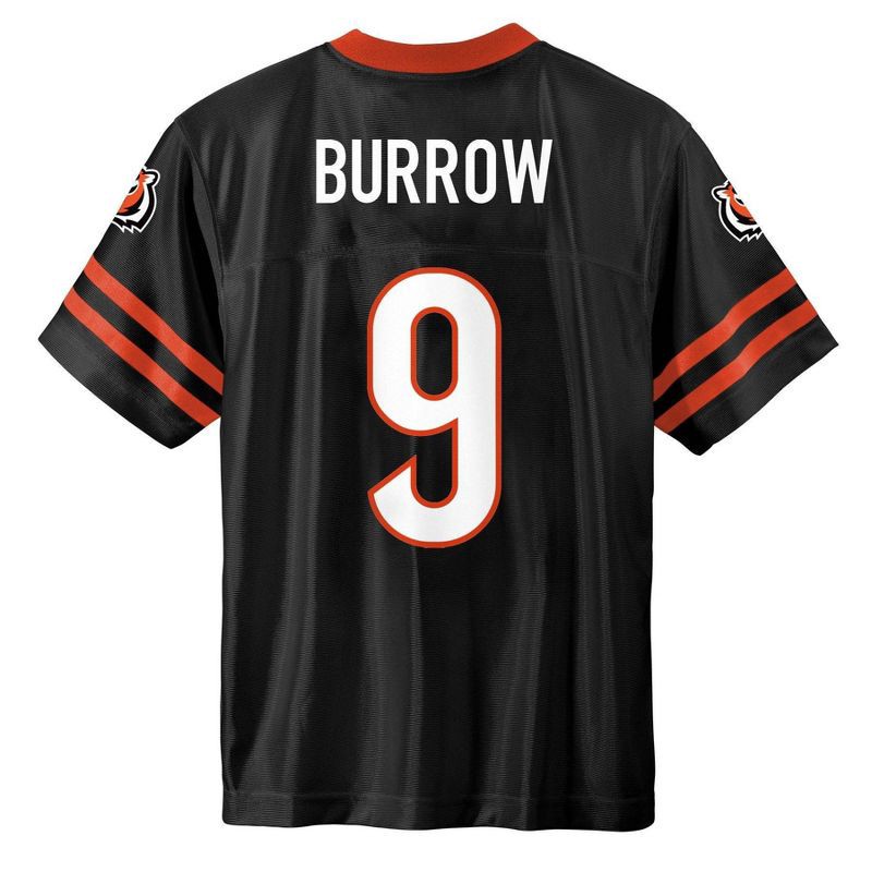 slide 3 of 3, NFL Cincinnati Bengals Joe Burrow Boys' Short Sleeve Jersey - XL, 1 ct