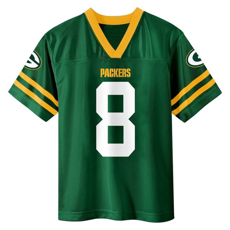 slide 2 of 3, NFL Green Bay Packers Josh Jacobs Boys' Short Sleeve Jersey - XS, 1 ct