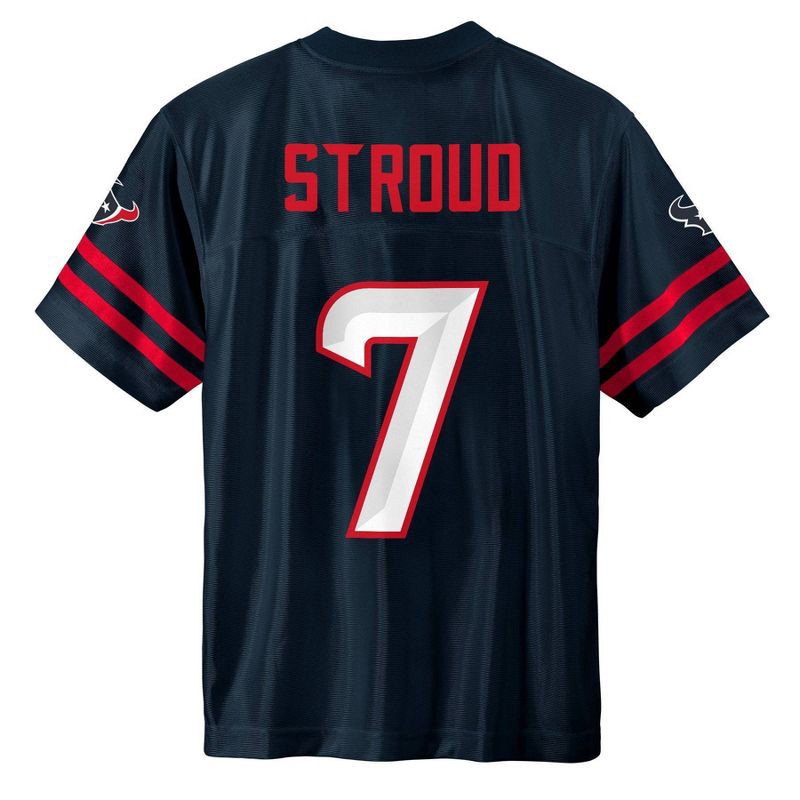slide 3 of 3, NFL Houston Texans C. J. Stroud Boys' Short Sleeve Jersey - M, 1 ct