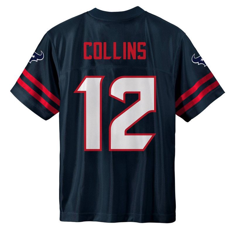 slide 3 of 3, NFL Houston Texans Nico Collins Boys' Short Sleeve Jersey - XS, 1 ct