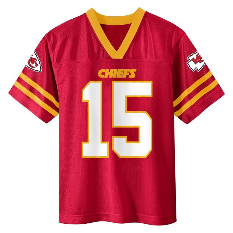 slide 2 of 3, NFL Kansas City Chiefs Patrick Mahomes Boys' Short Sleeve Jersey - XS, 1 ct