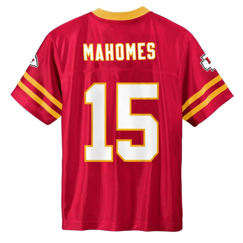 slide 3 of 3, NFL Kansas City Chiefs Patrick Mahomes Boys' Short Sleeve Jersey - XS, 1 ct