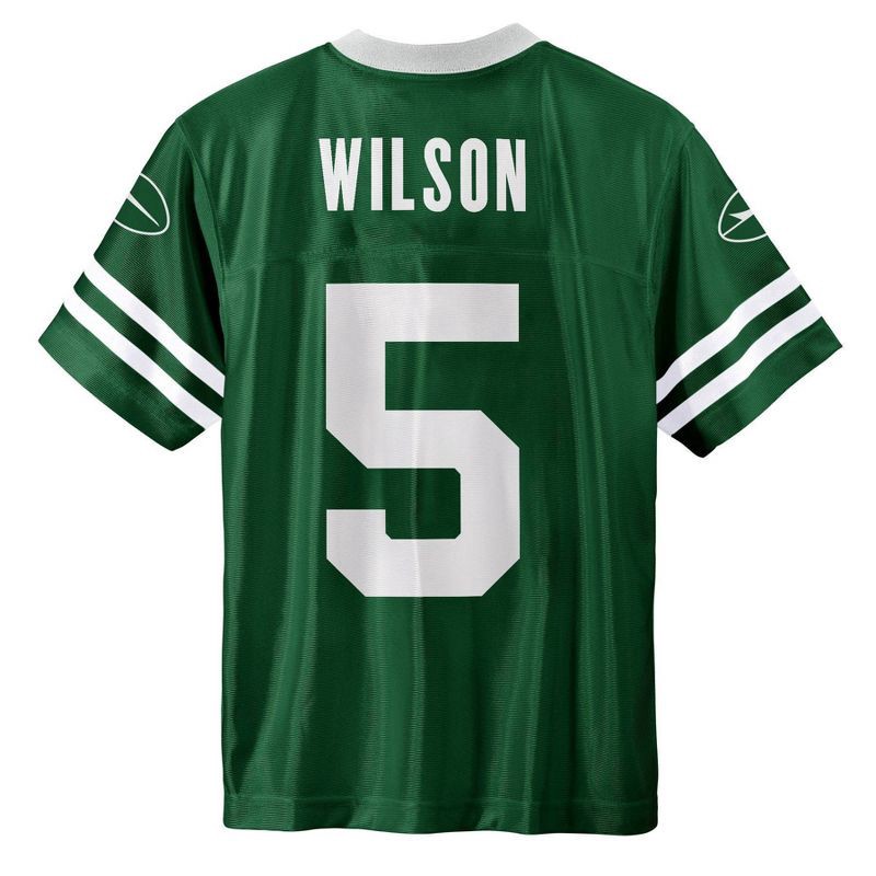 slide 3 of 3, NFL New York Jets Zach Wilson Boys' Short Sleeve Jersey - S, 1 ct