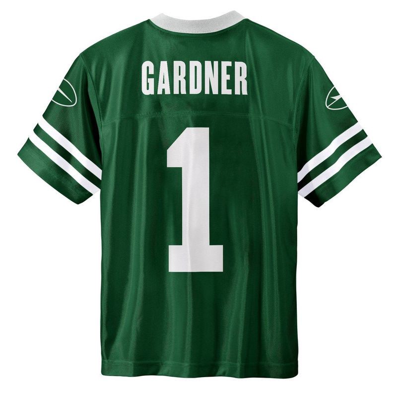 slide 3 of 3, NFL New York Jets Sauce Gardner Boys' Short Sleeve Jersey - M, 1 ct