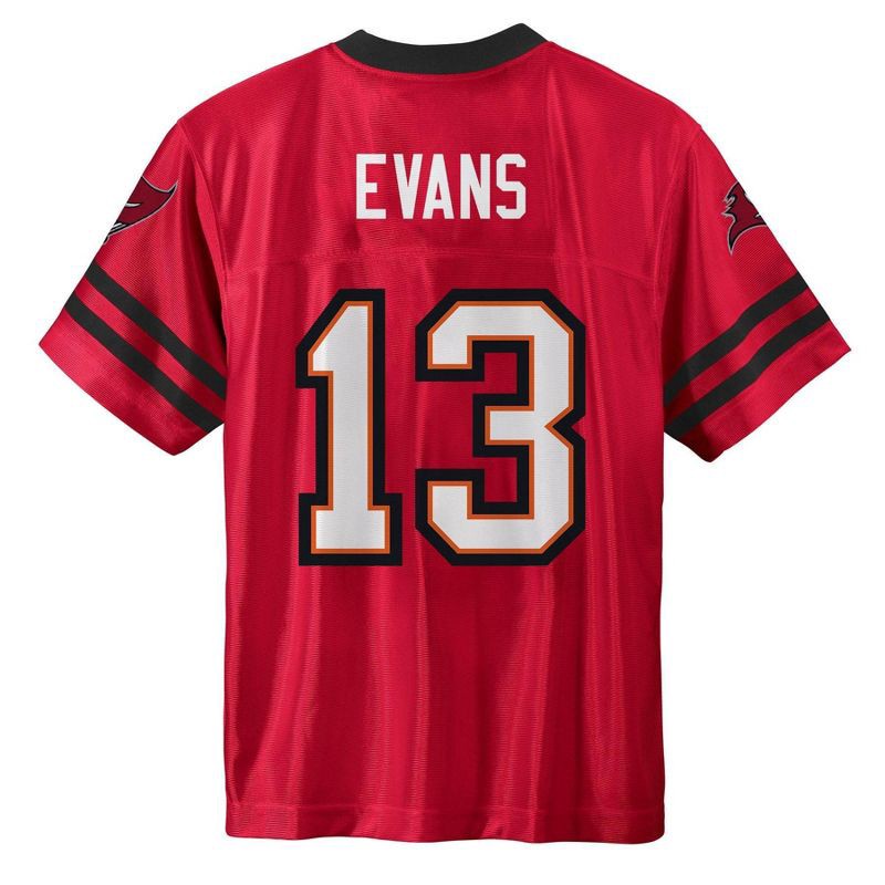 slide 3 of 3, NFL Tampa Bay Buccaneers Mike Evans Boys' Short Sleeve Jersey - L, 1 ct