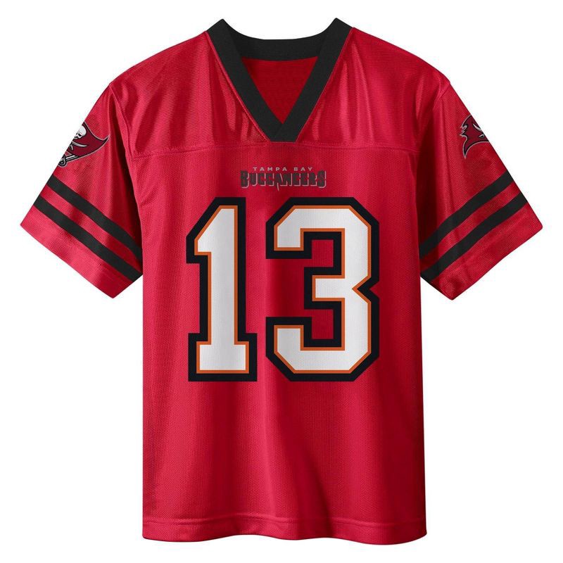 slide 2 of 3, NFL Tampa Bay Buccaneers Mike Evans Boys' Short Sleeve Jersey - XL, 1 ct