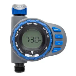 Orbit Irrigation Orbit 1-Outlet Programmable Hose Faucet Timer Nozzle and wand